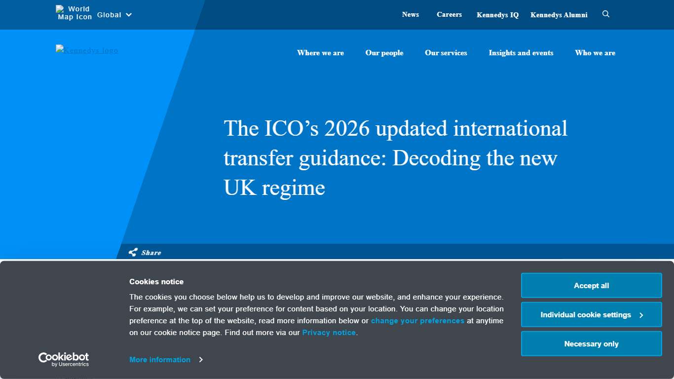 The ICO’s 2026 updated international transfer guidance: Decoding the new UK regime